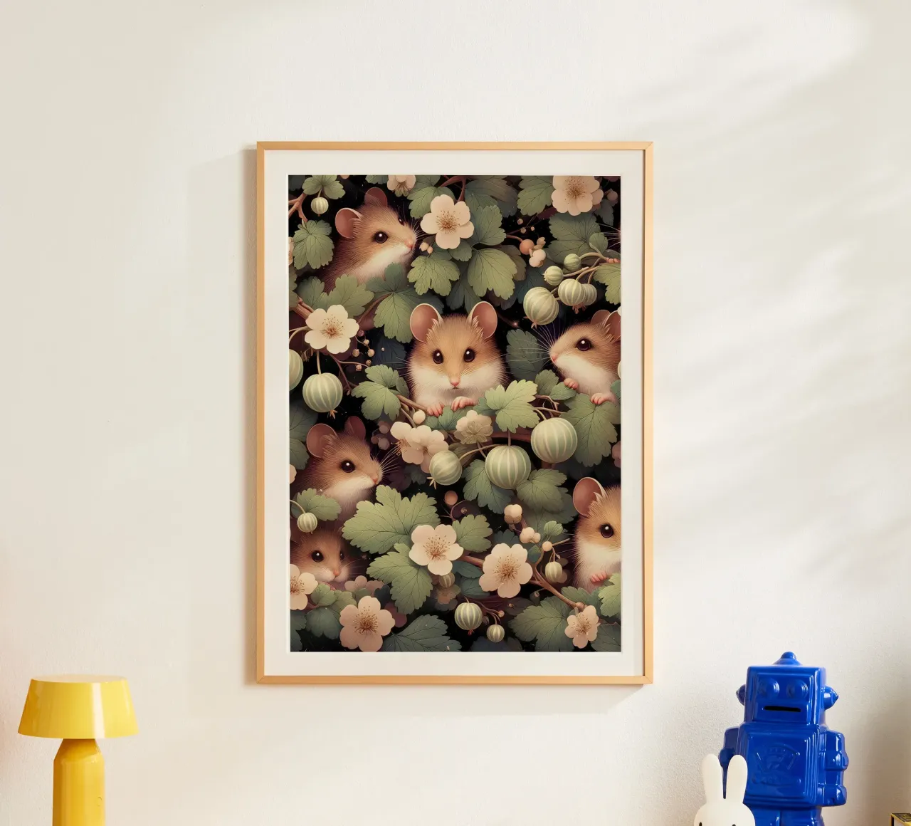 Criceti e uva spina carta hahnemühle da Digital Naive