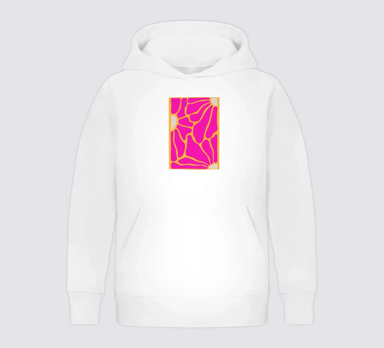 Groovy astratto floreale felpa bambino con cappuccio da pdigitalprints