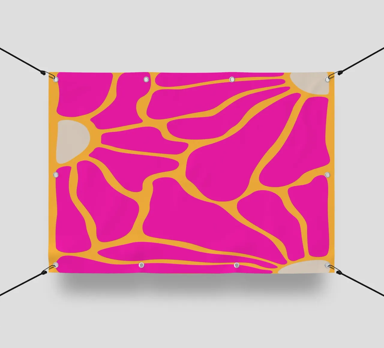 Groovy astratto floreale telo in pvc da pdigitalprints