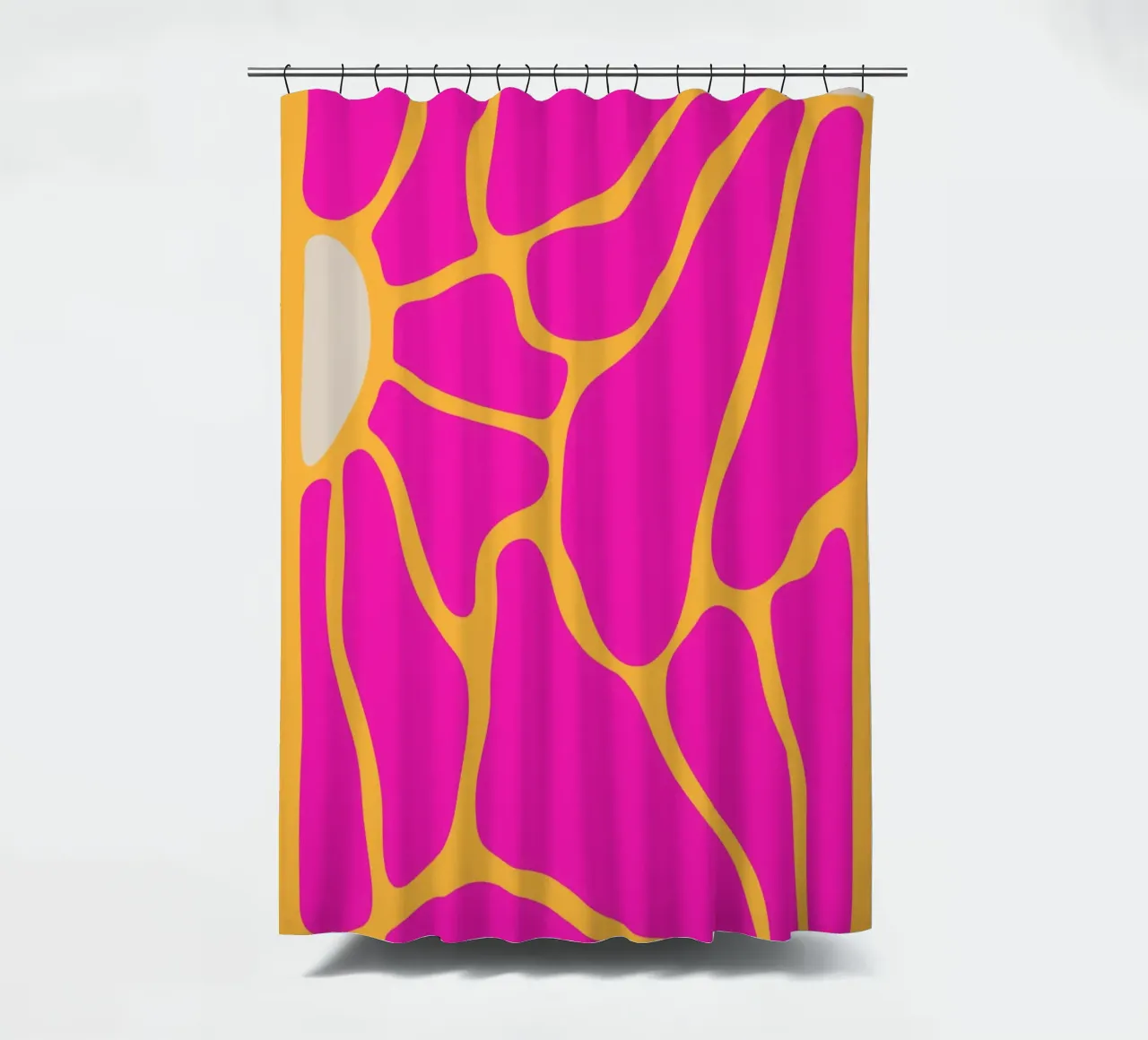 Groovy astratto floreale tenda da doccia da pdigitalprints