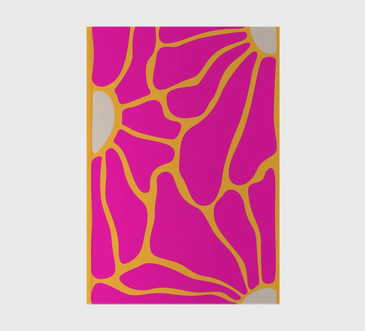 Groovy Abstract floral notebook by pdigitalprints