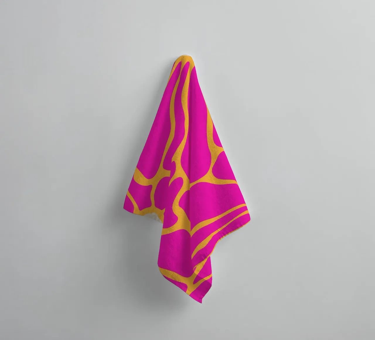 Groovy astratto floreale asciugamano da bagno da pdigitalprints