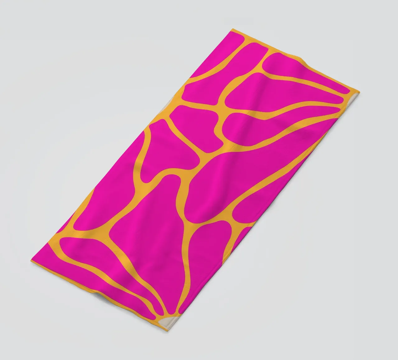 Groovy astratto floreale telo mare da pdigitalprints