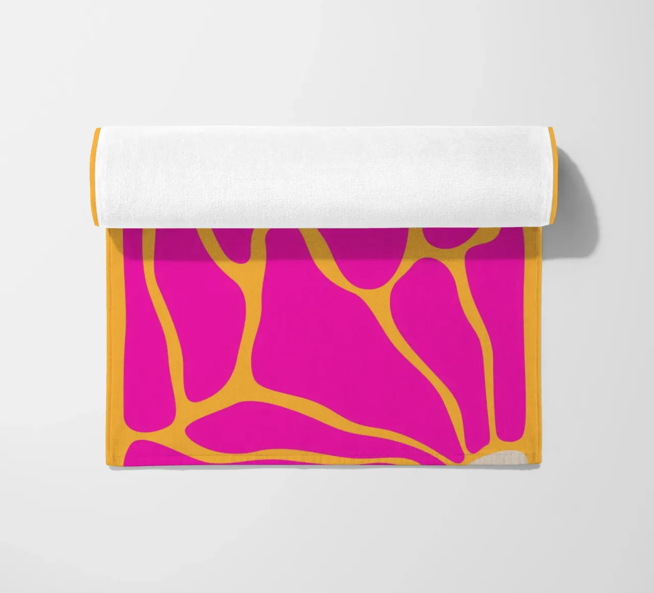 Groovy astratto floreale telo mare da pdigitalprints