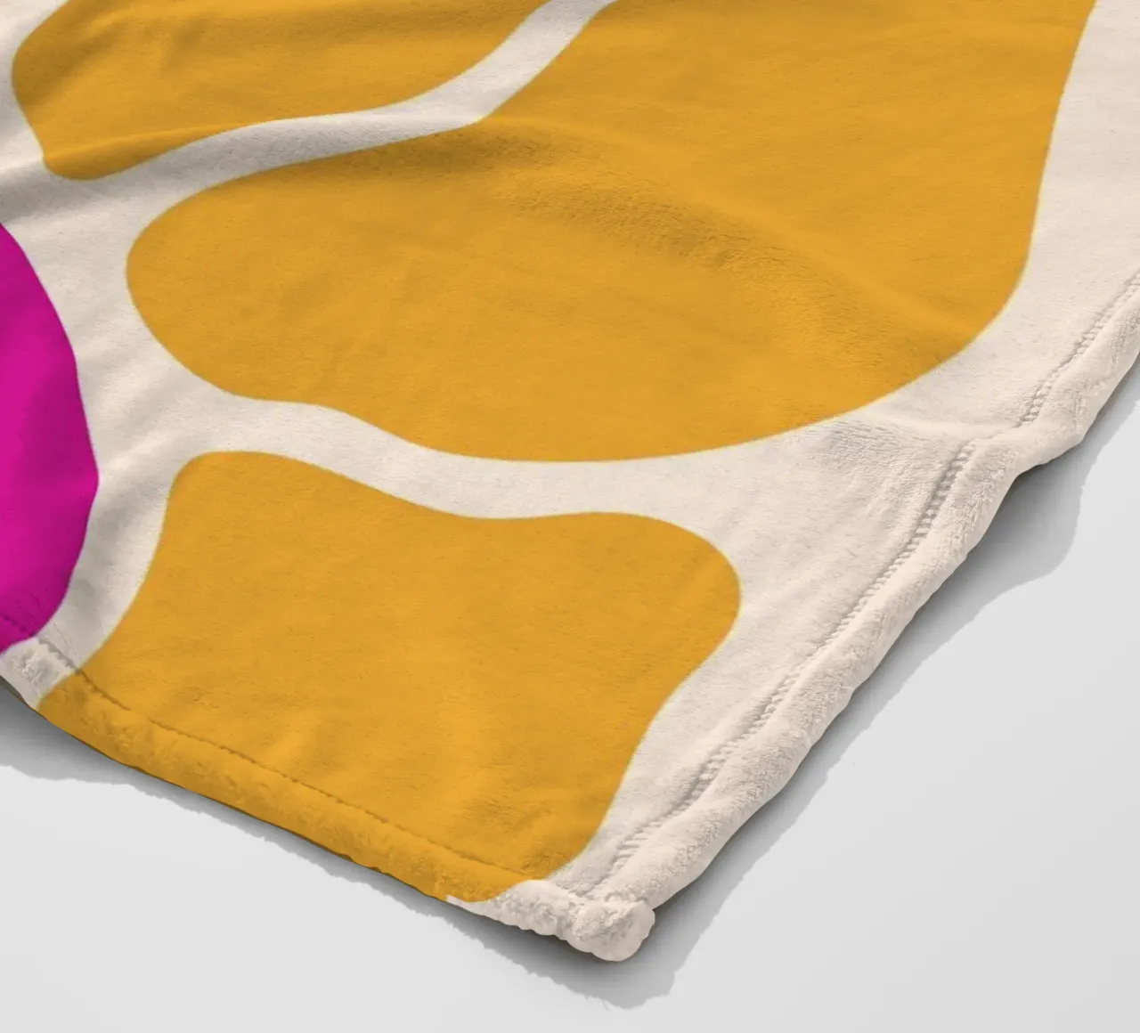 Girasole retrò coperta in pile da pdigitalprints