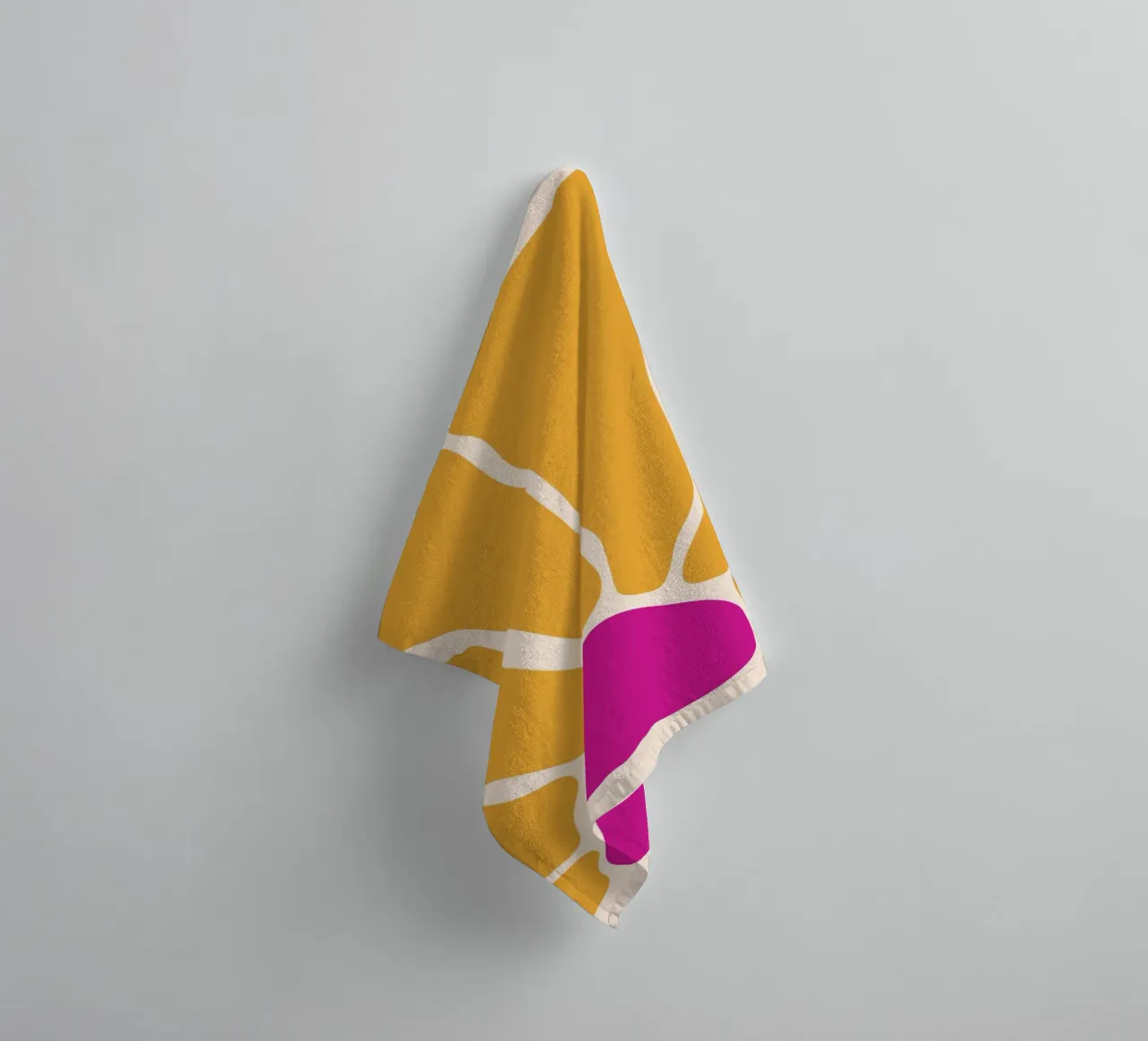 Girasole retrò asciugamano da bagno da pdigitalprints