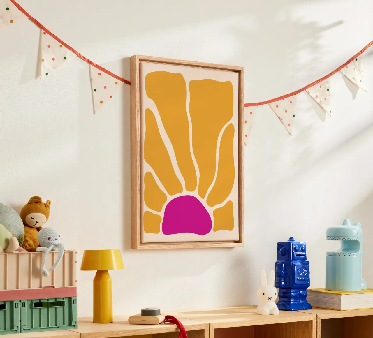 Retro sunflower canvas by pdigitalprints