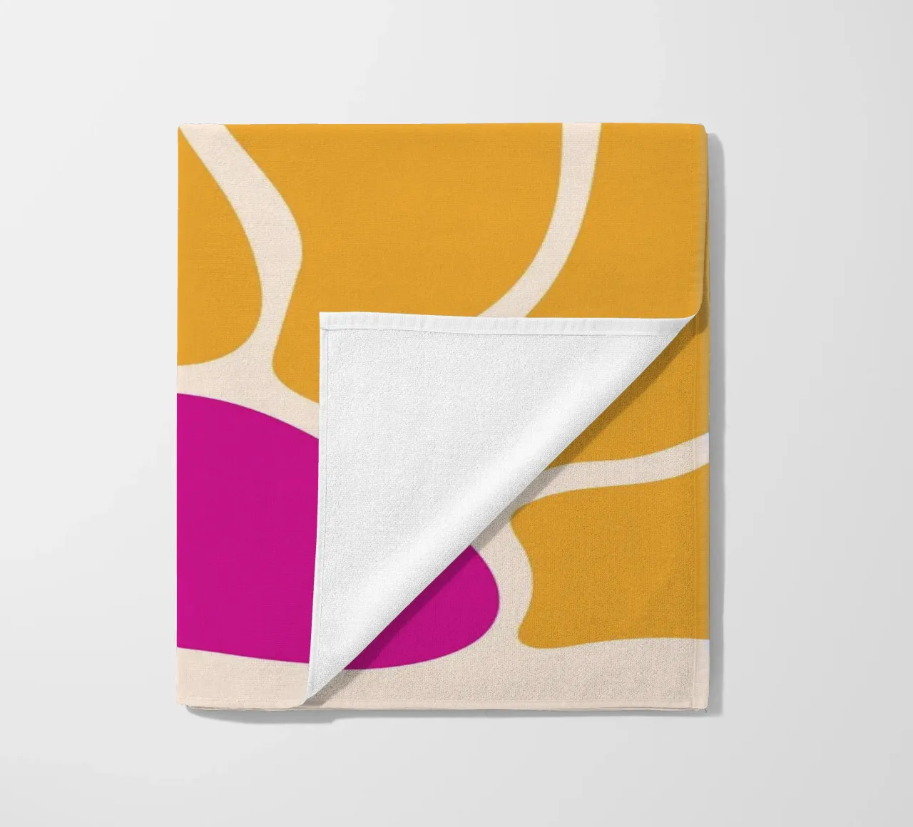 Retro sunflower beach towel by pdigitalprints