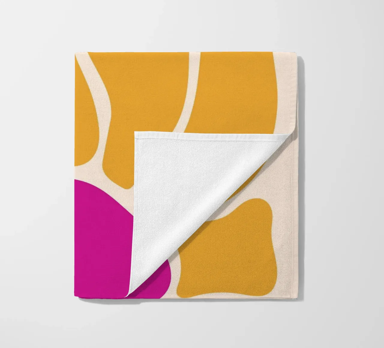 Retro sunflower beach towel by pdigitalprints