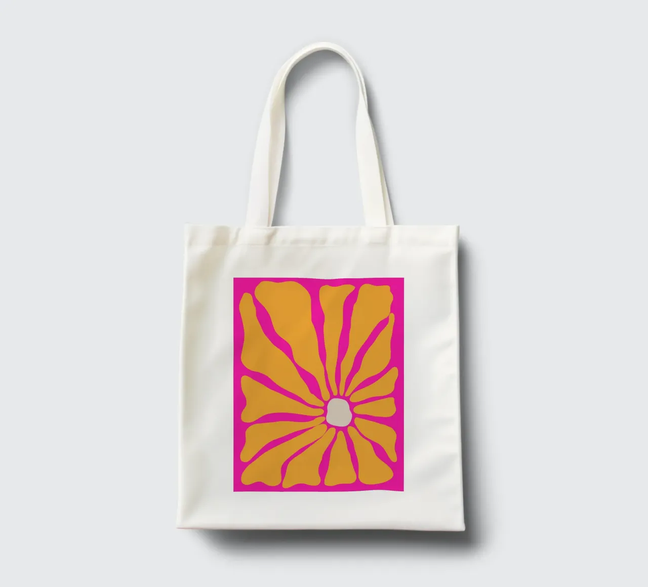 Floreale retrò anni '60 borsa in juta da pdigitalprints
