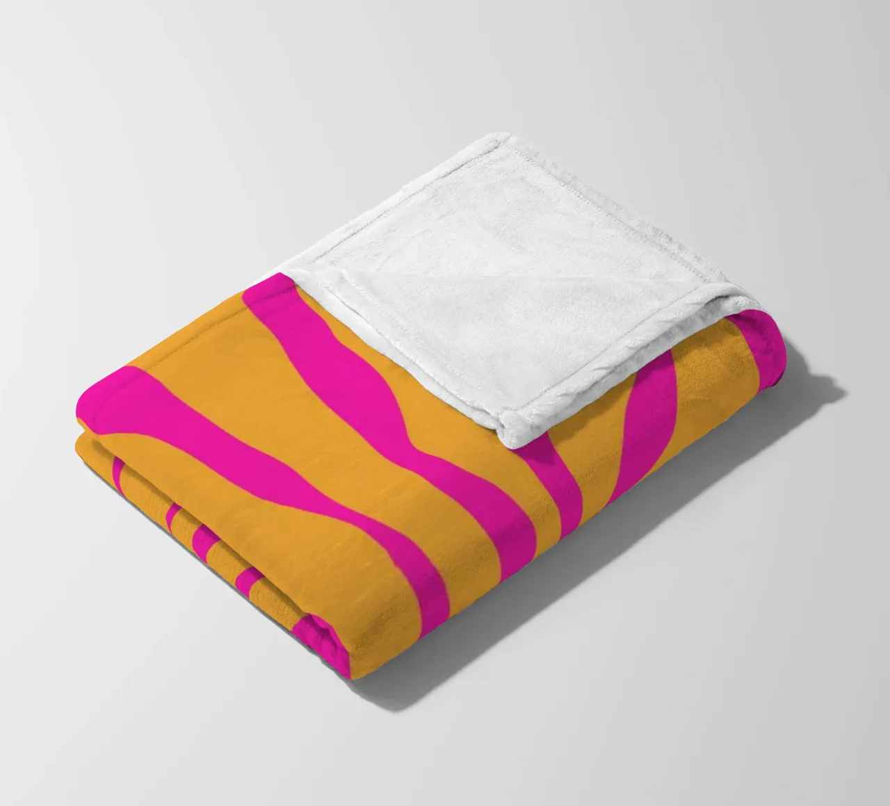 Floreale retrò anni '60 coperta in pile da pdigitalprints