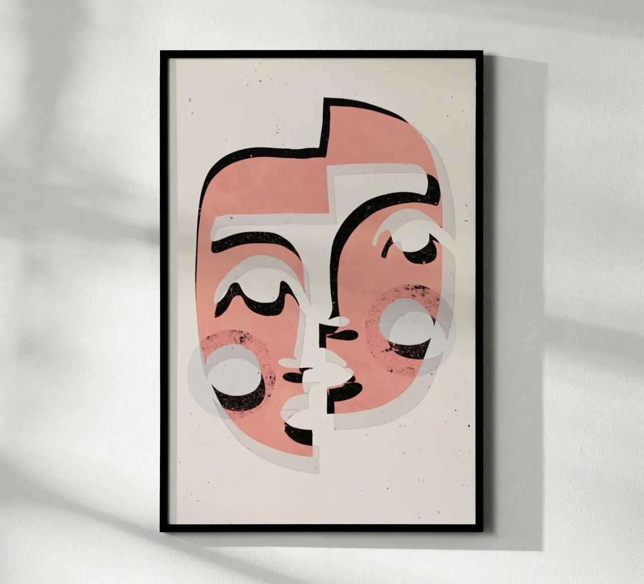The Mask poster con telaio in alluminio da treechild