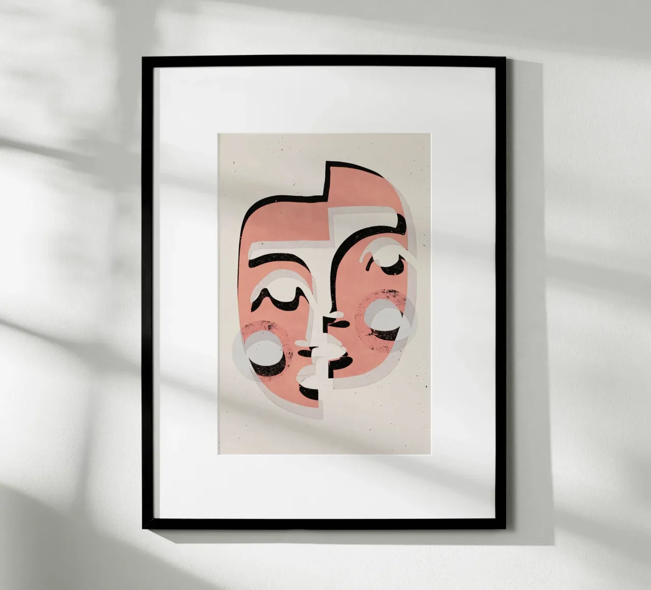 The Mask poster con telaio in alluminio da treechild