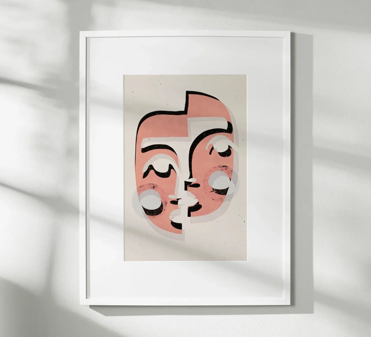 The Mask poster con telaio in alluminio da treechild