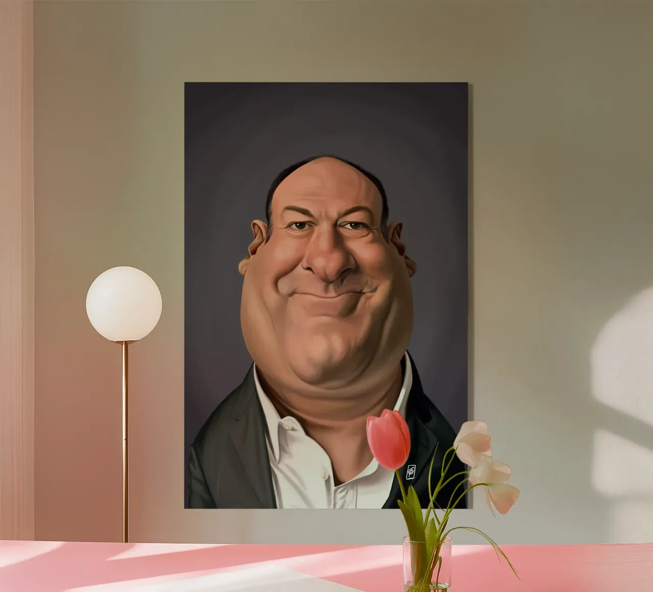 James Gandolfini plexiglass da Rob Art | Illustration