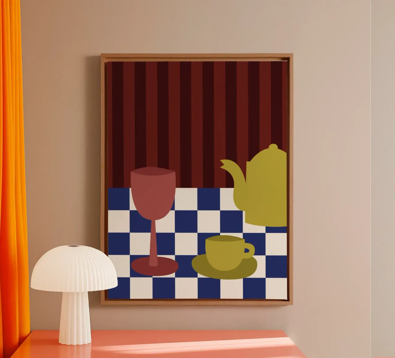 CHECK TABLE canvas van ALLÉE DE PAPIER