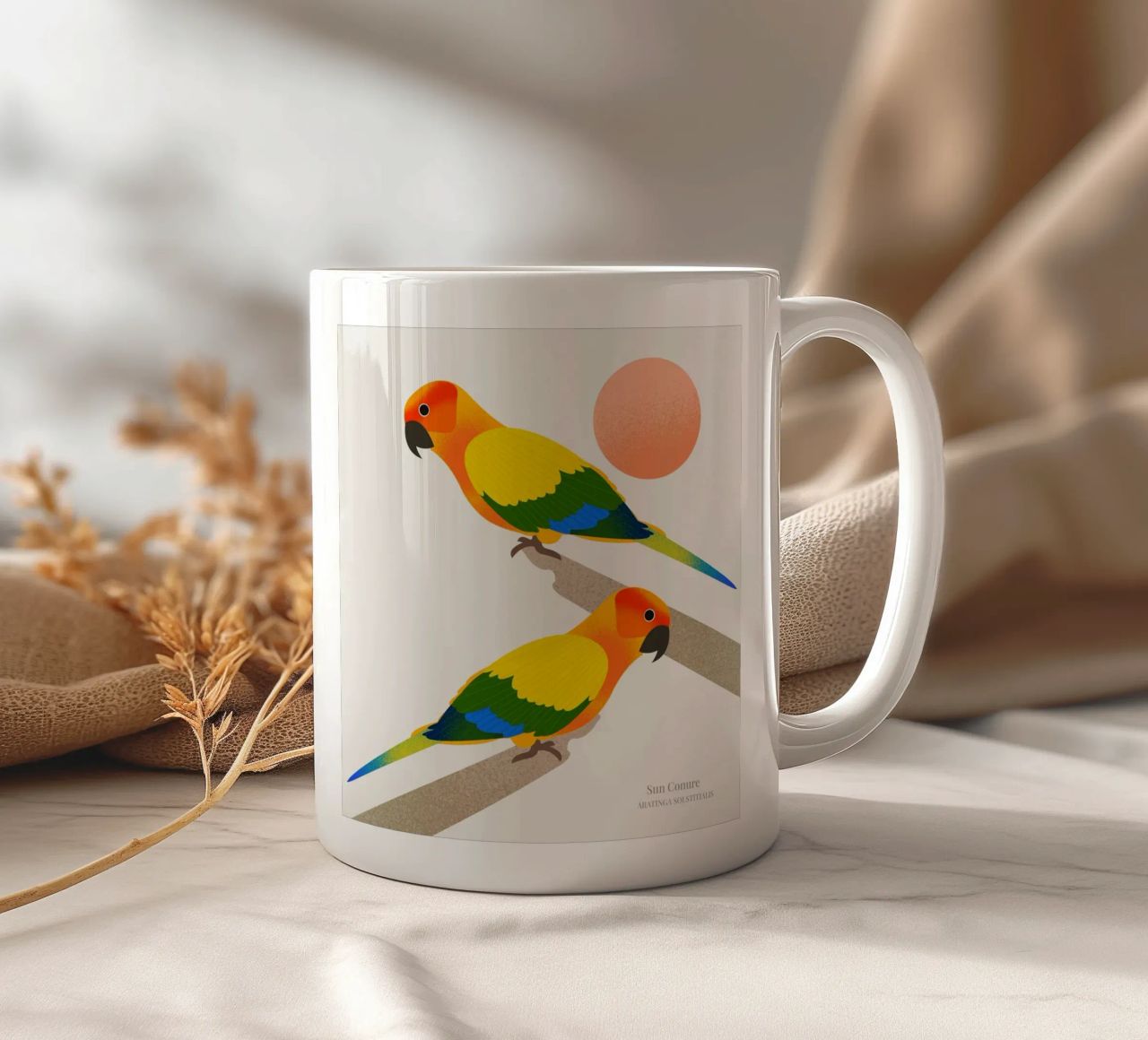 Sun Conure tazza in ceramica da Dharma