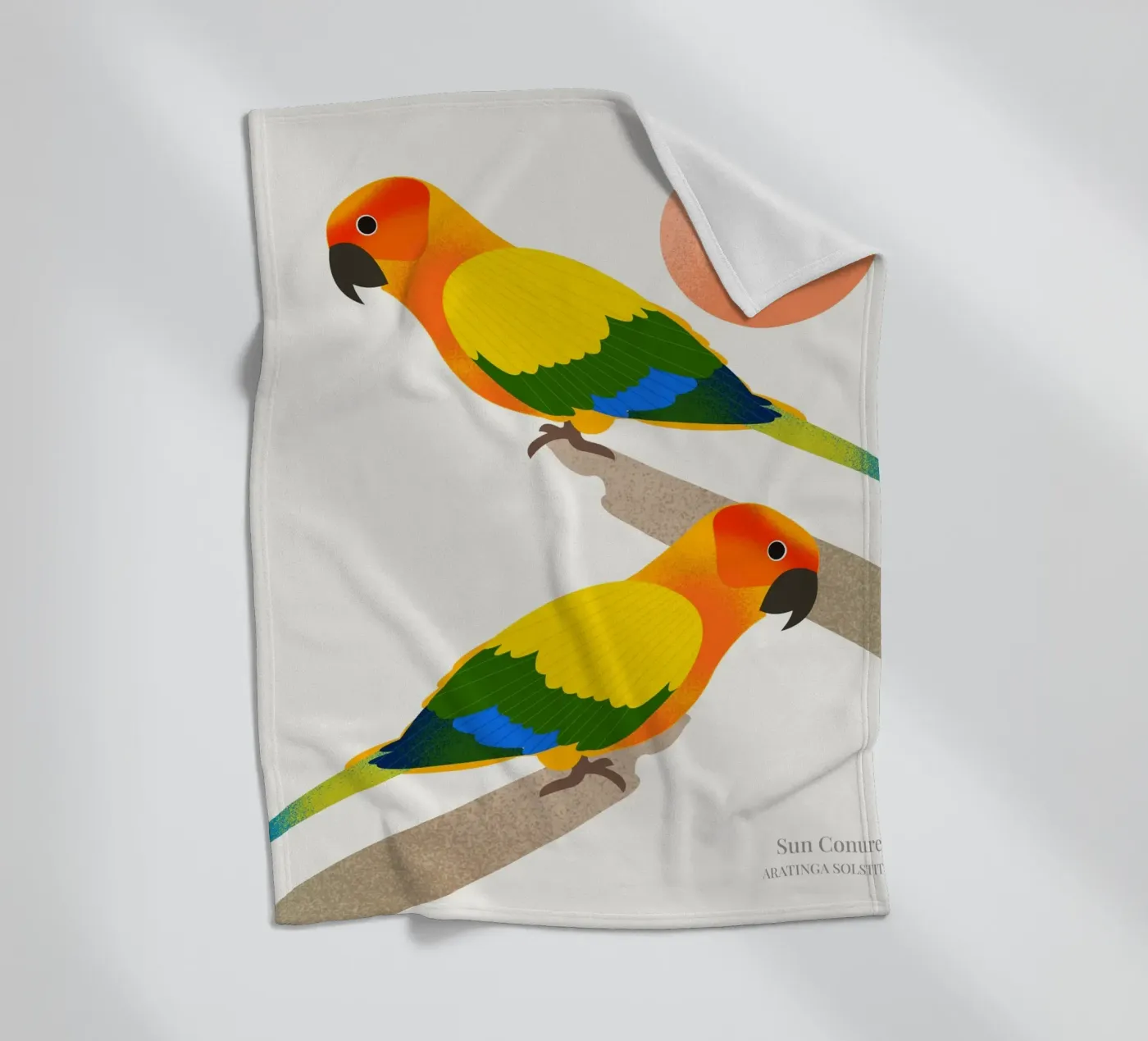 Sun Conure fleecedeken van Dharma