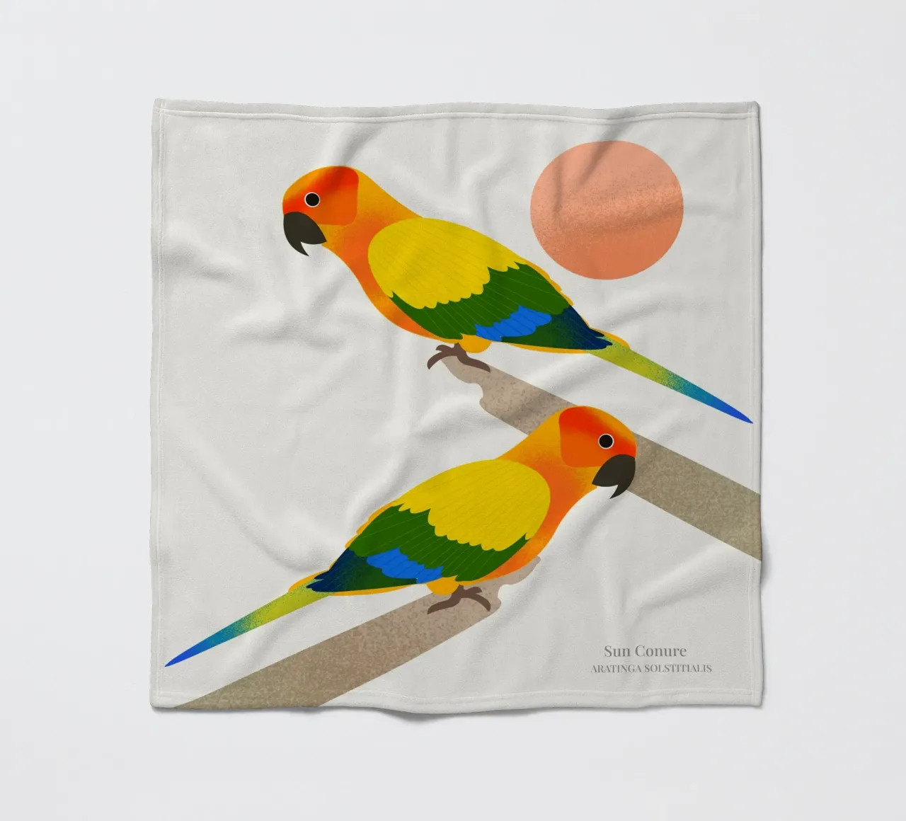 Sun Conure coperta in pile da Dharma