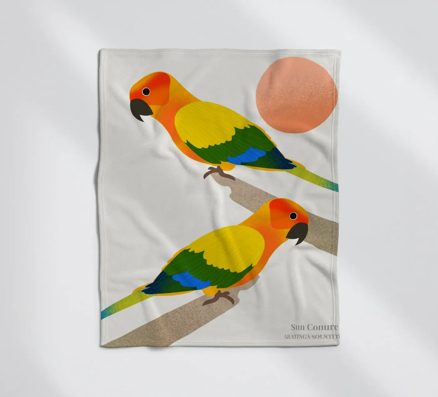 Sun Conure fleecedeken van Dharma