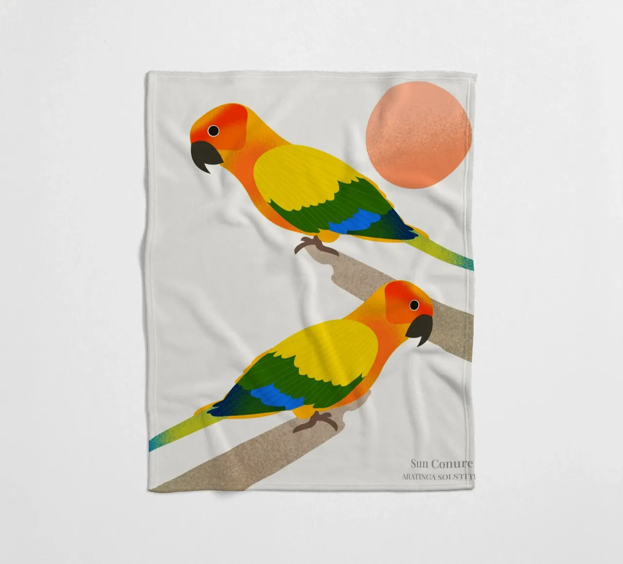 Sun Conure coperta in pile da Dharma