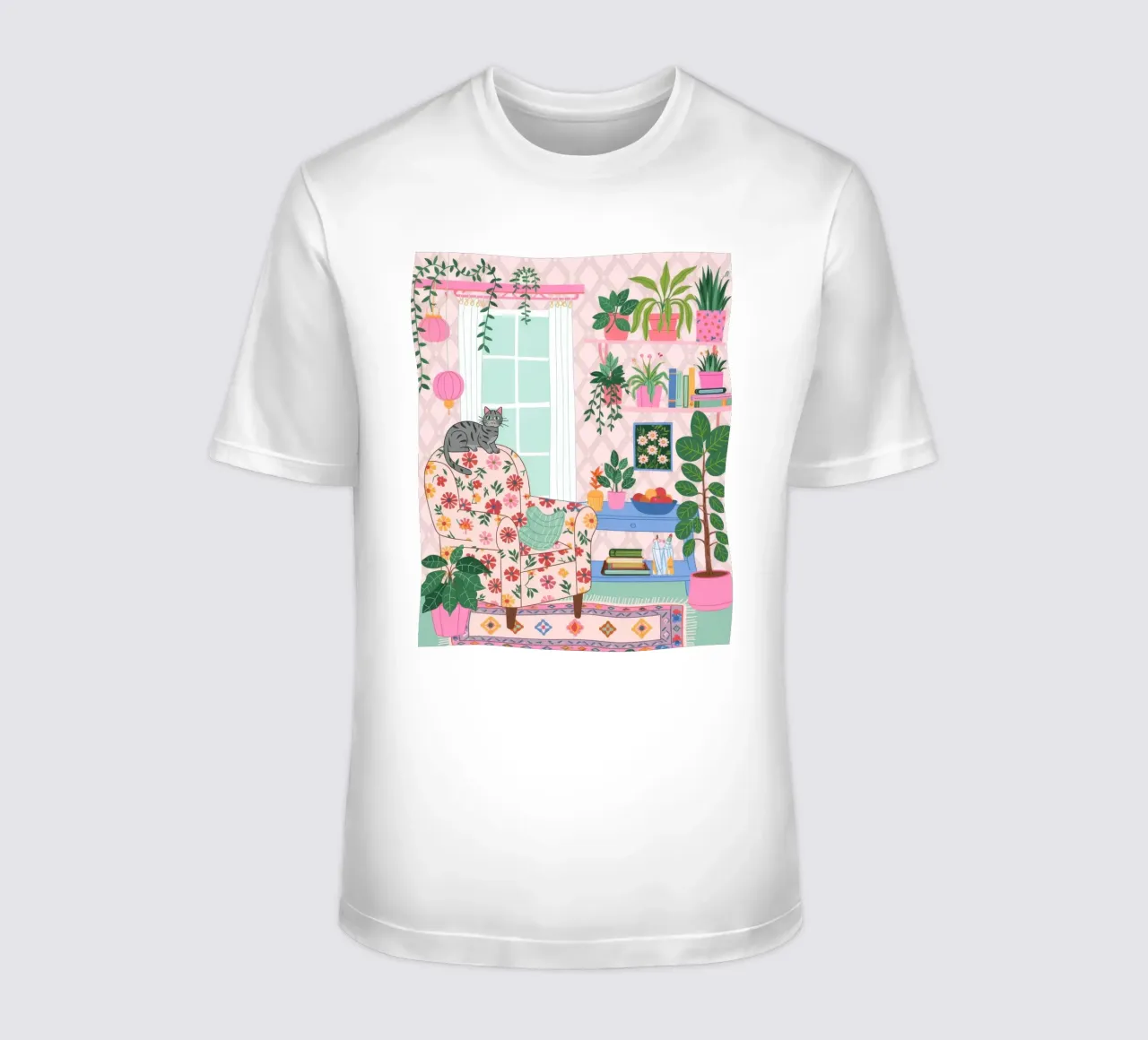 Accogliente rifugio botanico t-shirt da Silent Hue