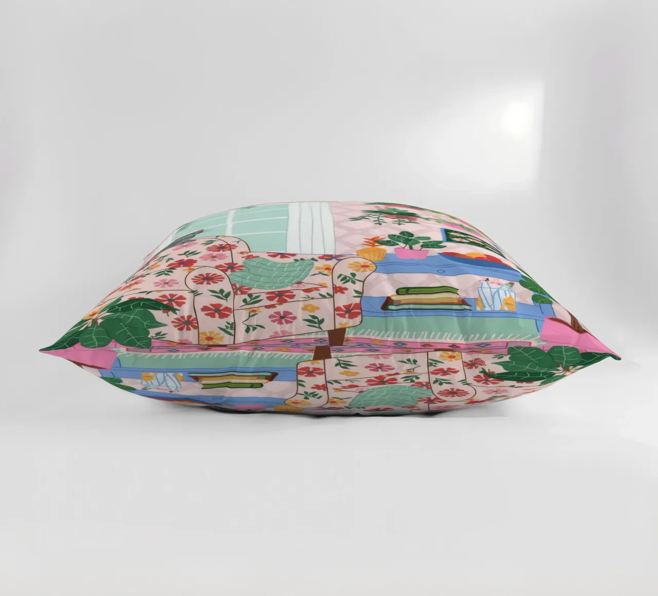 Accogliente rifugio botanico cuscino da Silent Hue