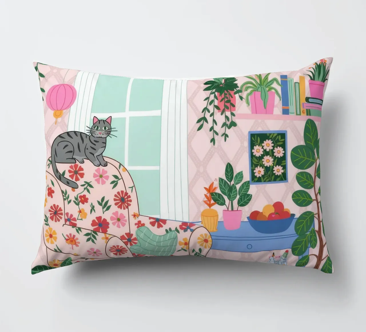 Accogliente rifugio botanico cuscino da Silent Hue