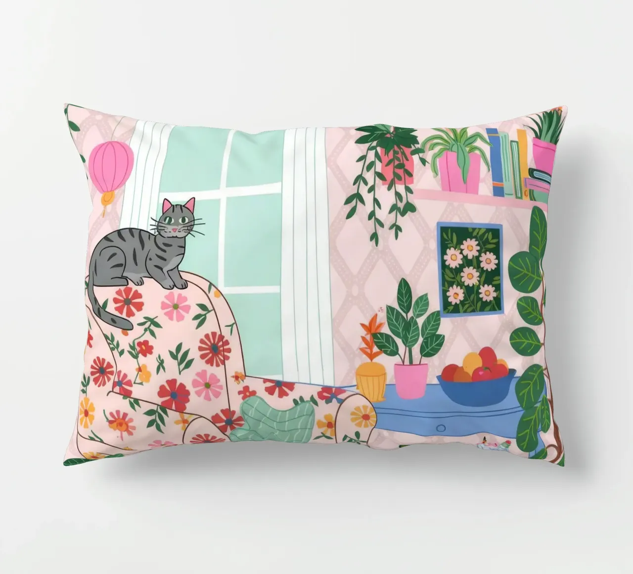 Accogliente rifugio botanico cuscino da Silent Hue