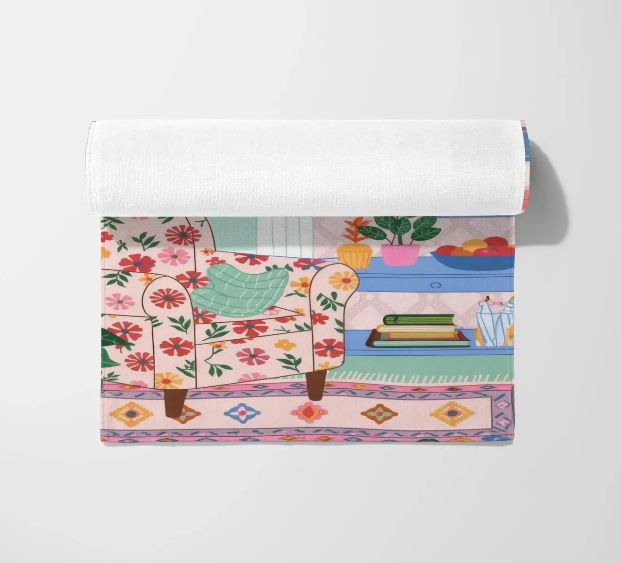 Accogliente rifugio botanico telo mare da Silent Hue