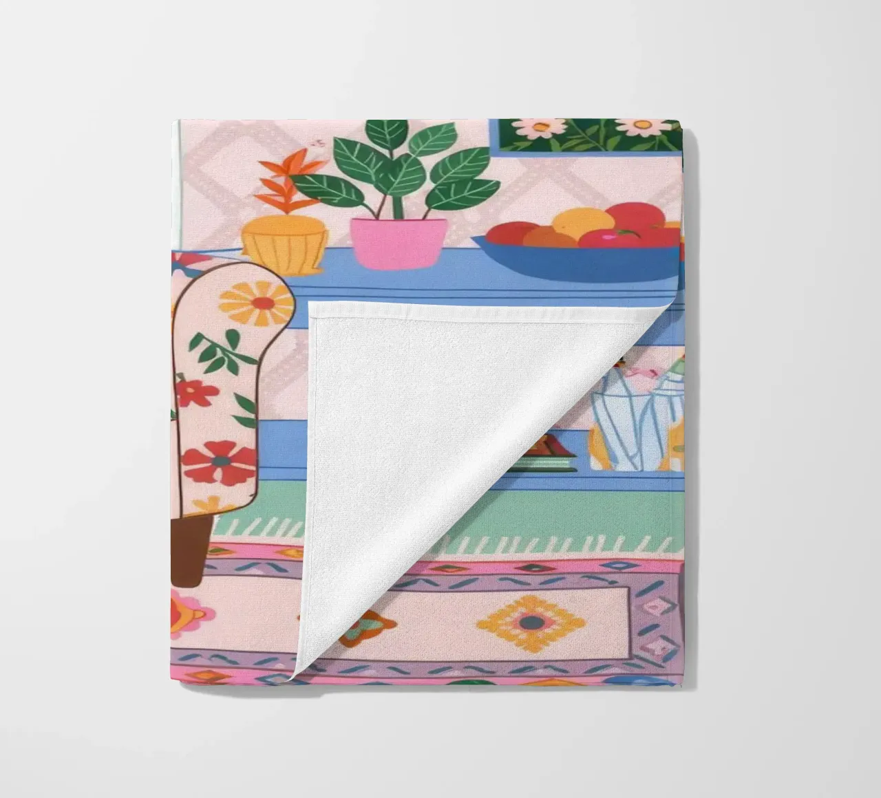 Accogliente rifugio botanico telo mare da Silent Hue