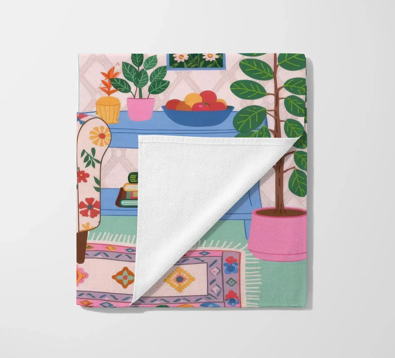 Accogliente rifugio botanico telo mare da Silent Hue