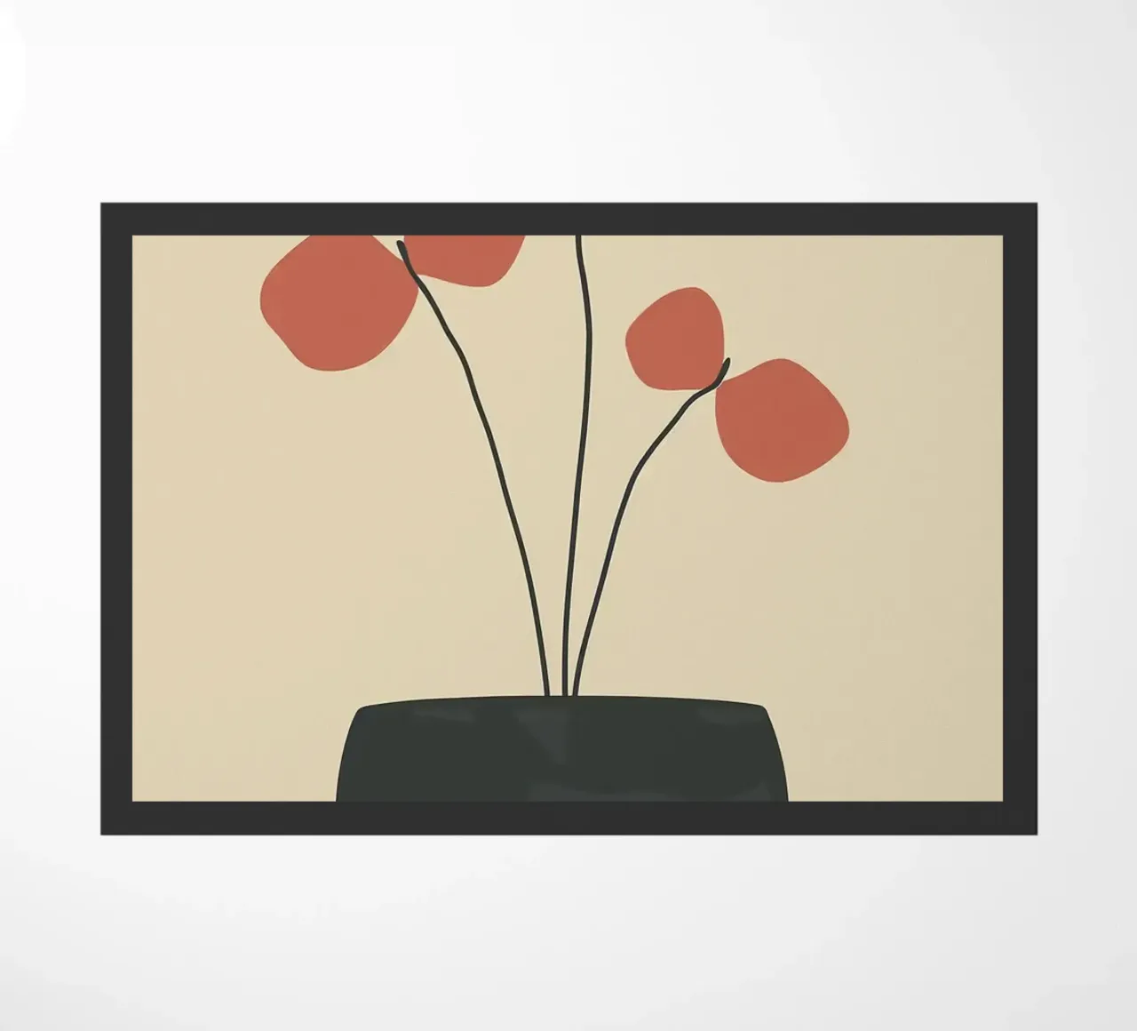 fiori in vaso zerbino da Purrfect Whiskers Art