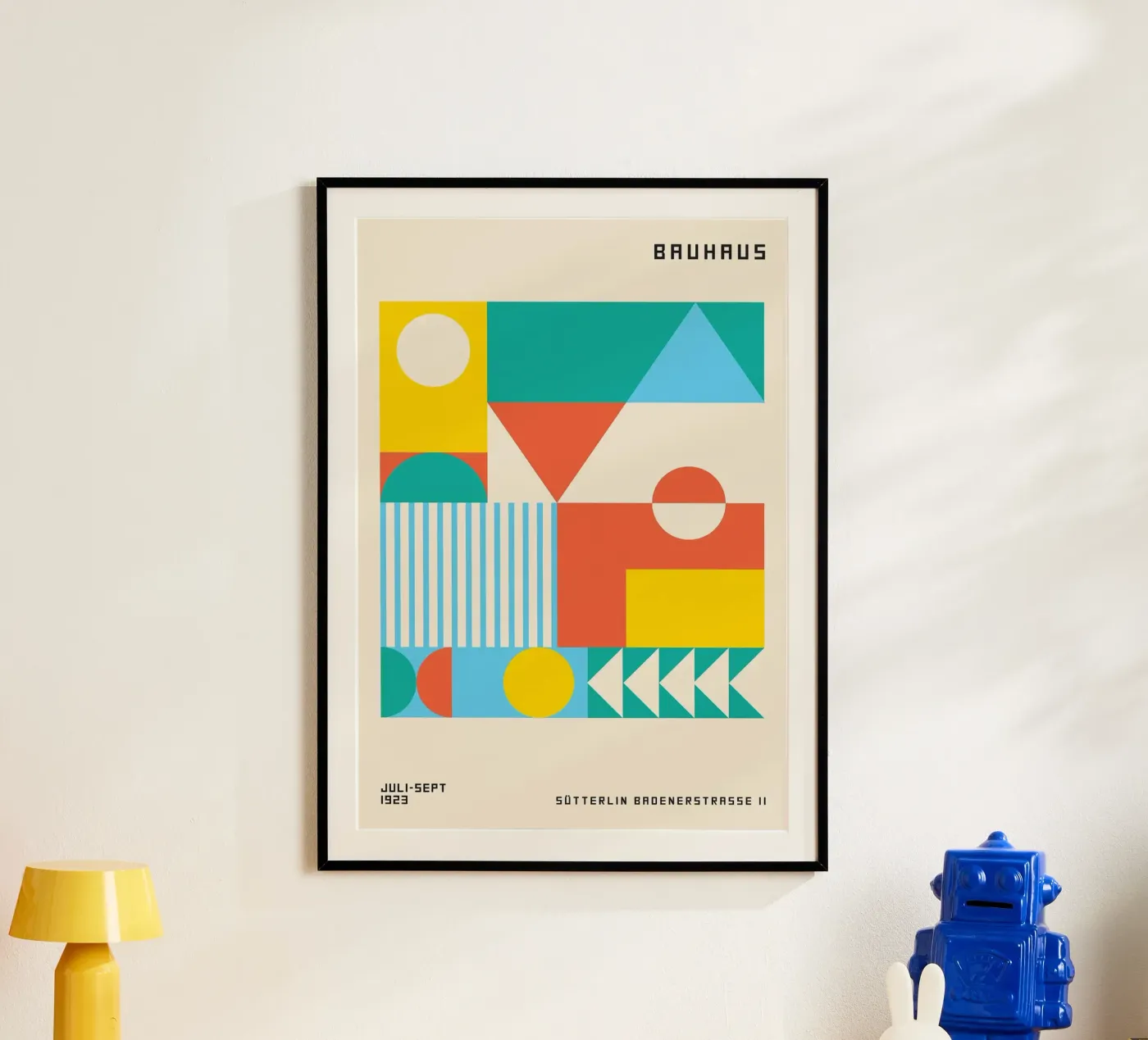 Bauhaus poster by Purrfect Whiskers Art