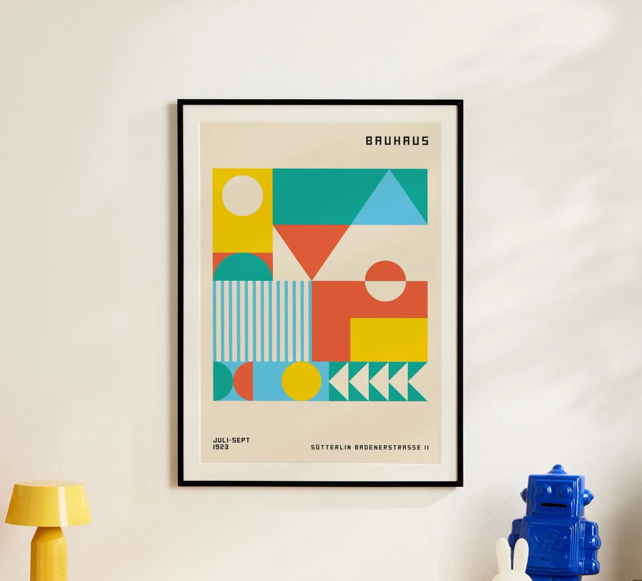 Bauhaus poster da Purrfect Whiskers Art