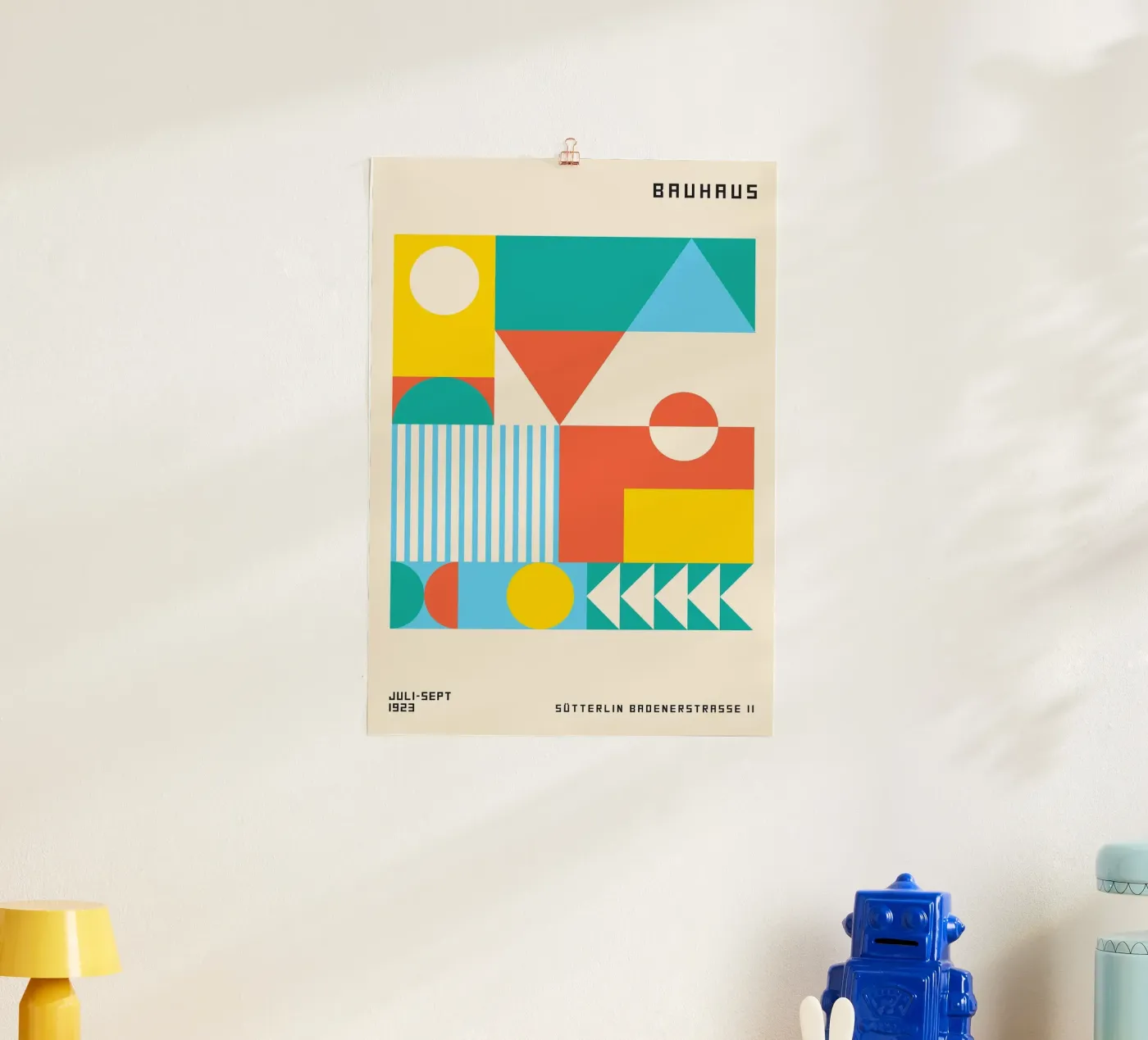 Bauhaus poster by Purrfect Whiskers Art