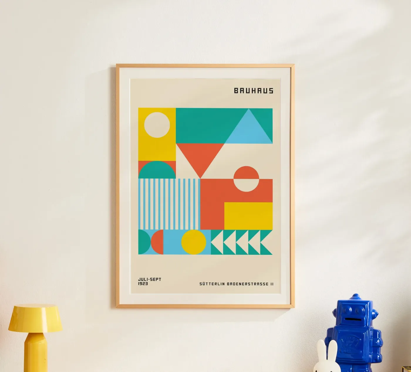 Bauhaus poster by Purrfect Whiskers Art