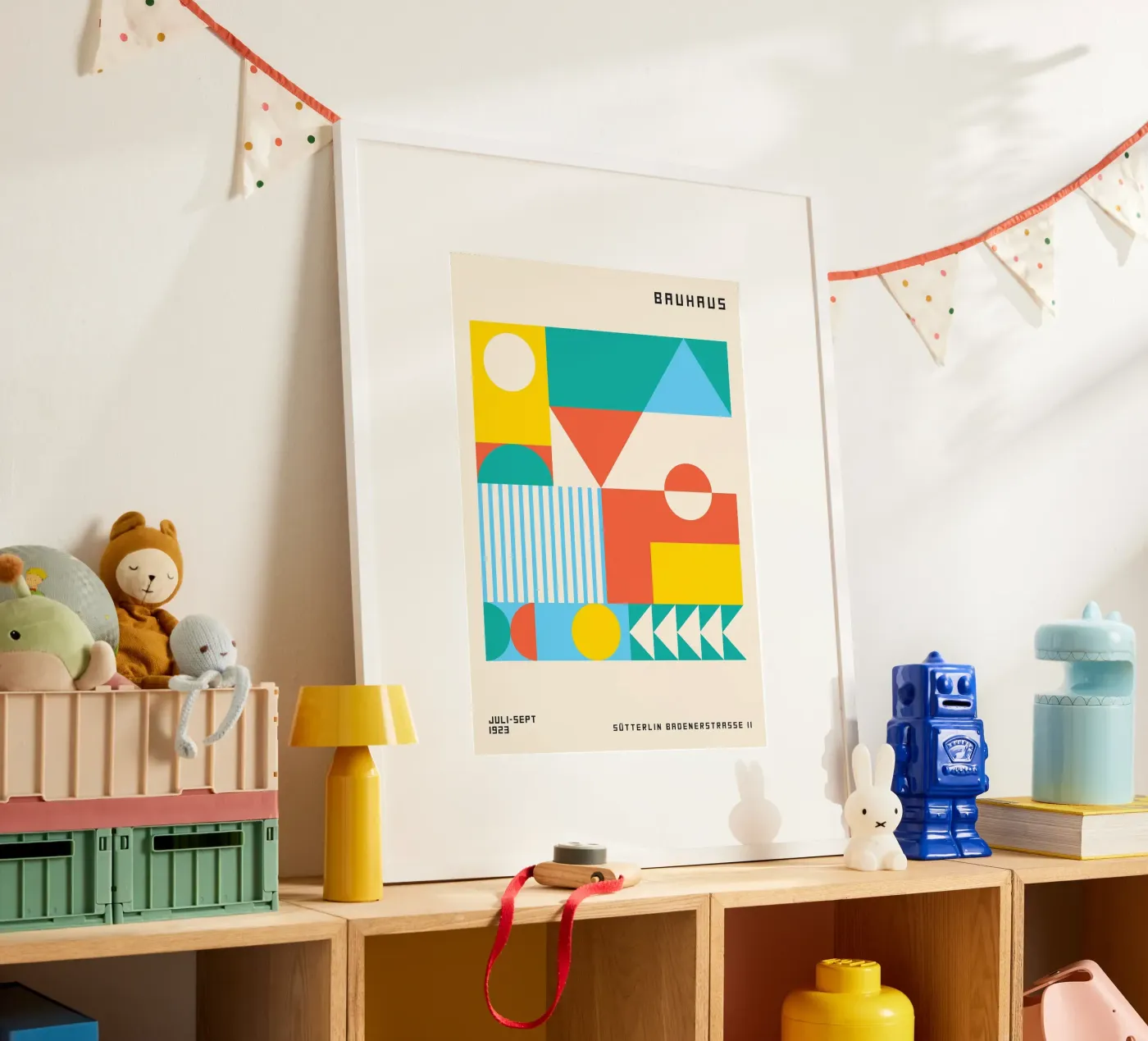 Bauhaus poster by Purrfect Whiskers Art