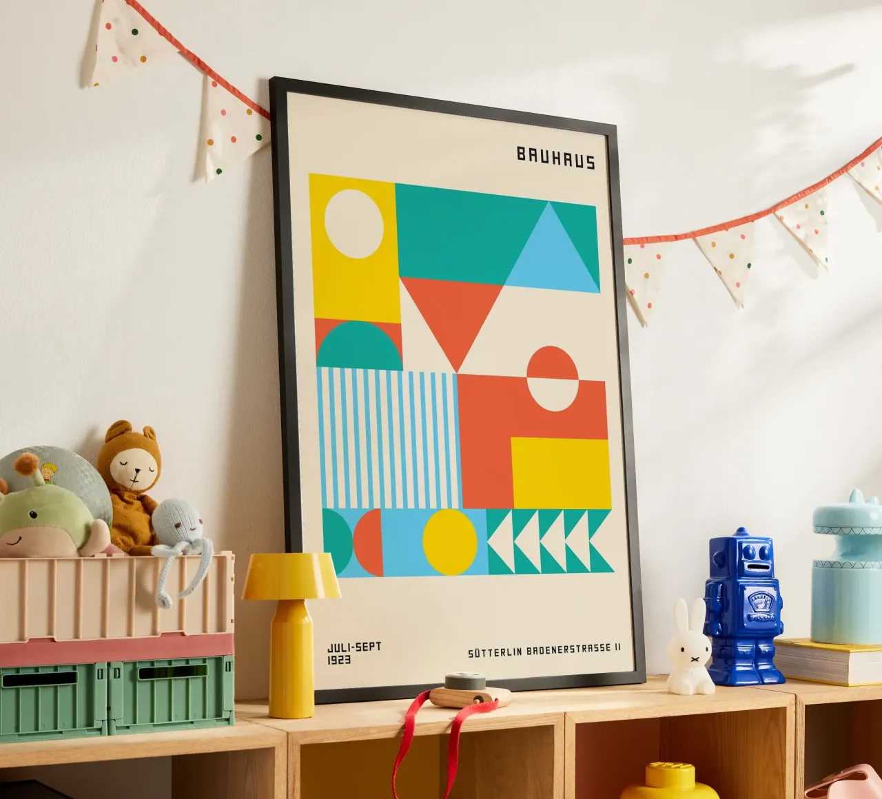 Bauhaus poster da Purrfect Whiskers Art