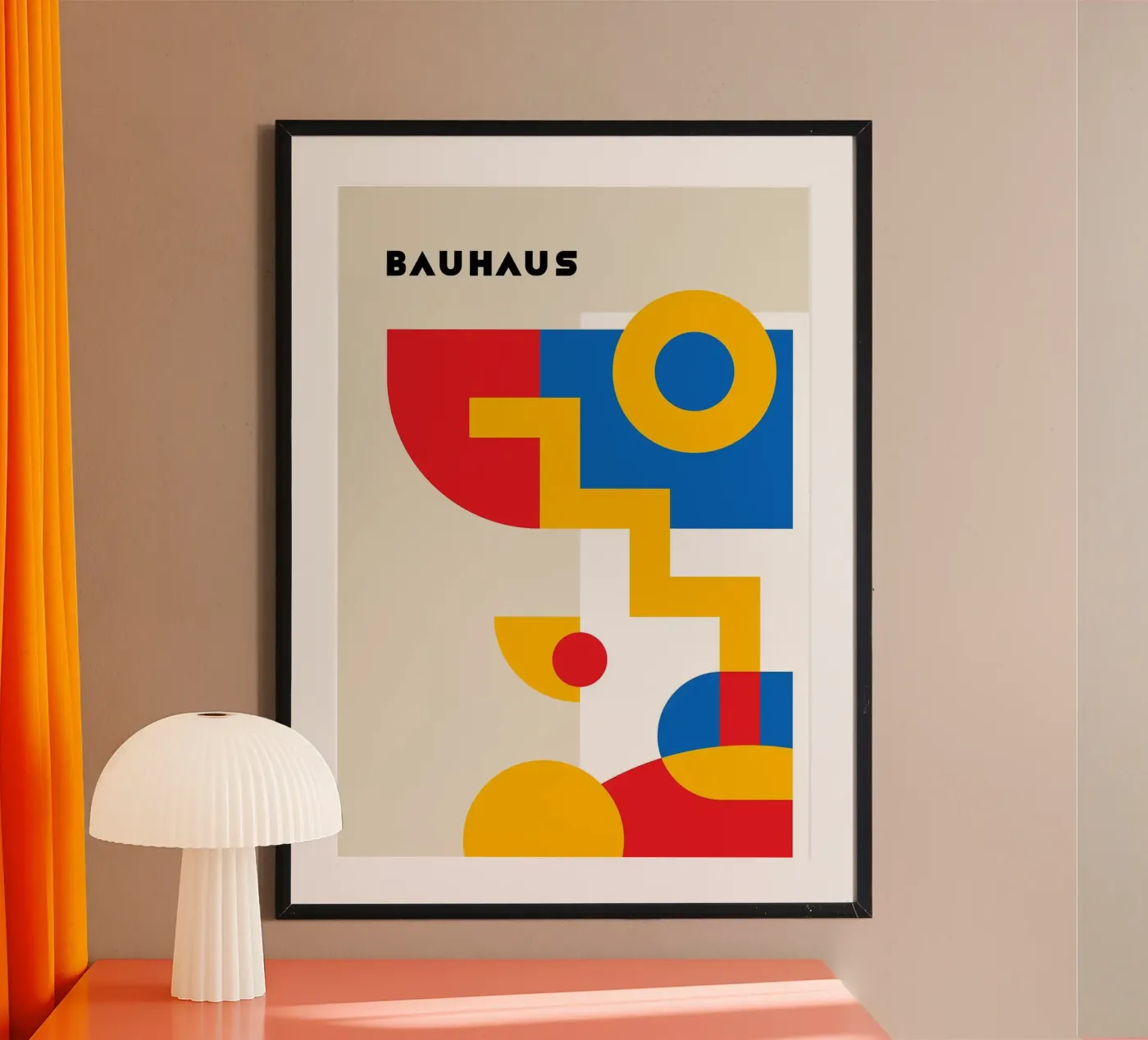 forme astratte cerchi poster da Purrfect Whiskers Art