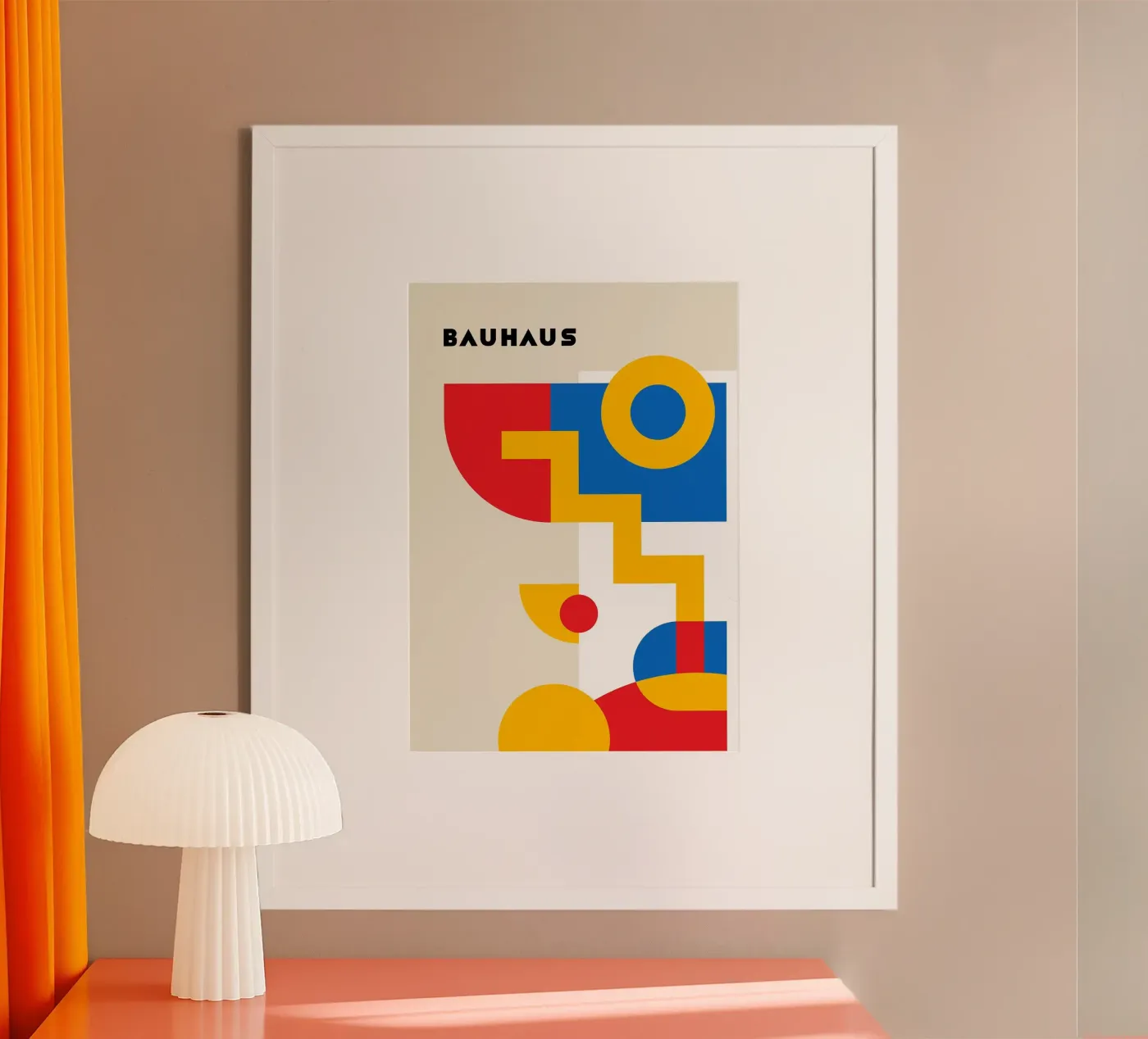 forme astratte cerchi poster da Purrfect Whiskers Art