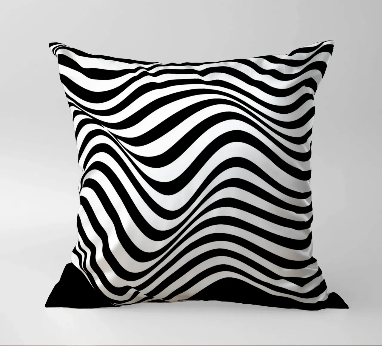 bauhaus in bianco e nero cuscino da Purrfect Whiskers Art