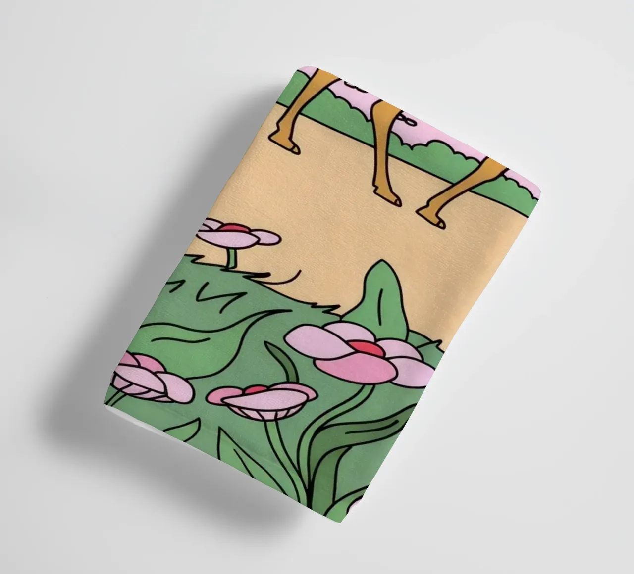 Desert Camel Journey towel by Silent Hue
