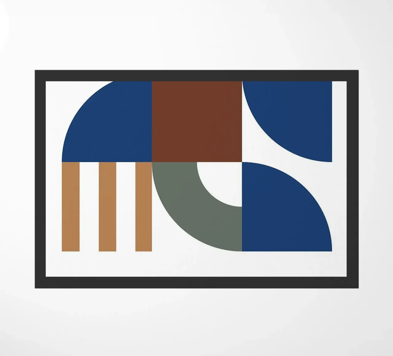 mostra bauhaus forme geometriche zerbino da MinimalistPosterCharles