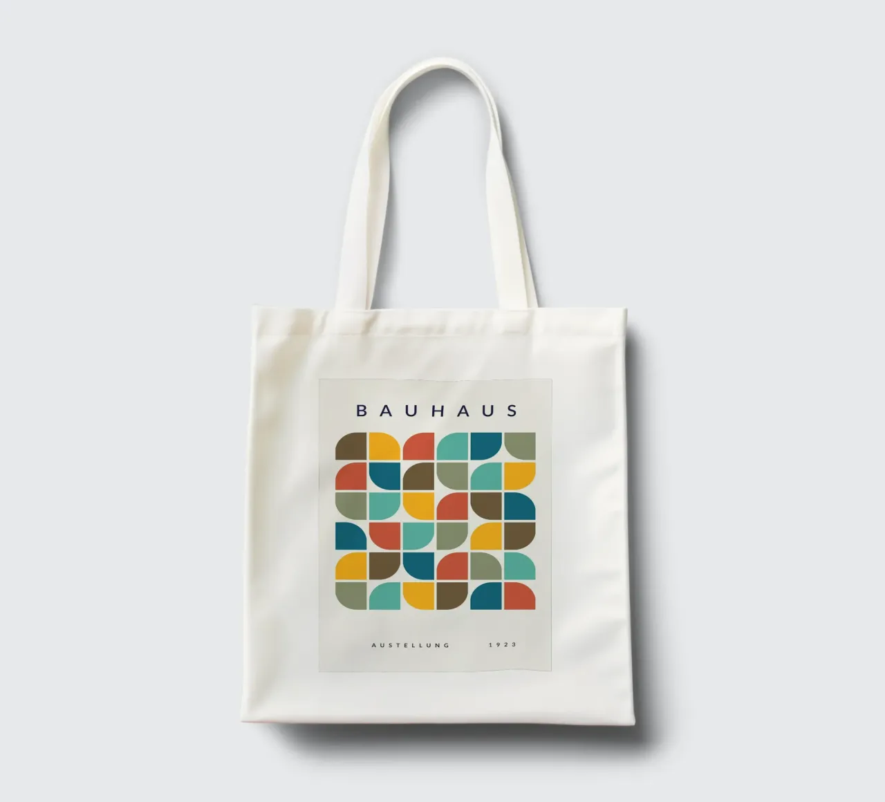 mostra bauhaus 1923 forme geometriche borsa in juta da MinimalistPosterCharles