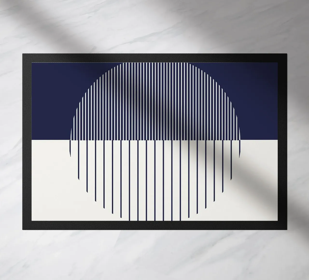 bauhaus tentoonstelling 1919 grafisch ontwerp deurmat van MinimalistPosterCharles