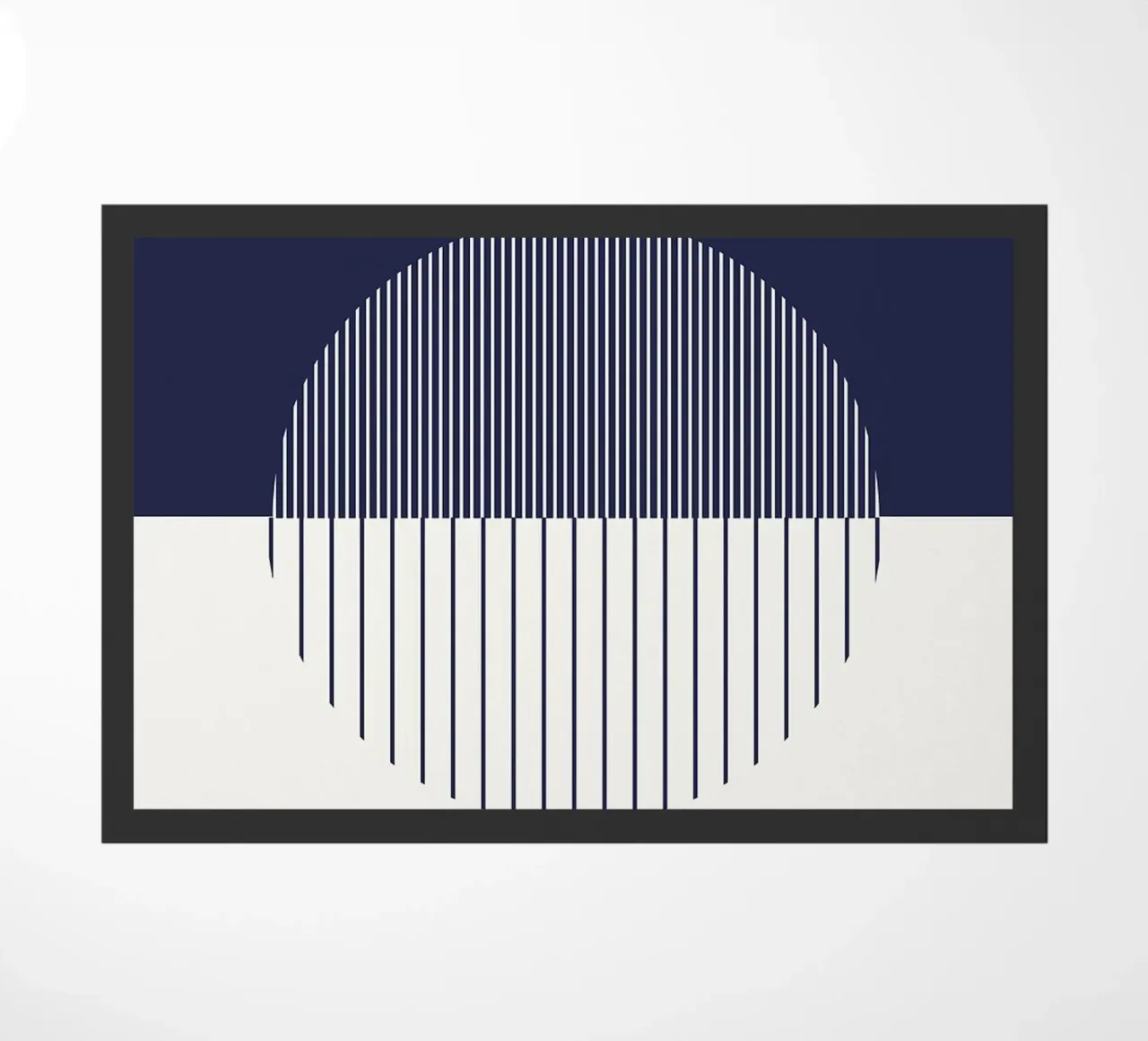 bauhaus tentoonstelling 1919 grafisch ontwerp deurmat van MinimalistPosterCharles