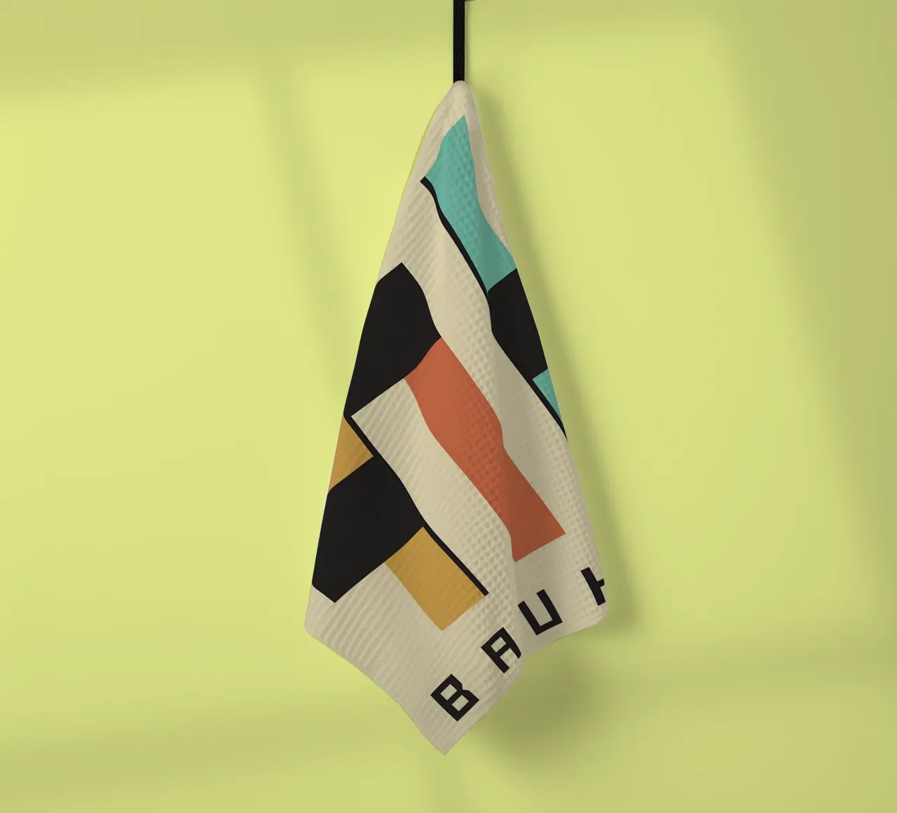 Bauhaus forme astratte rettangoli blocchi canovaccio da cucina da Dale Edward YoungJr