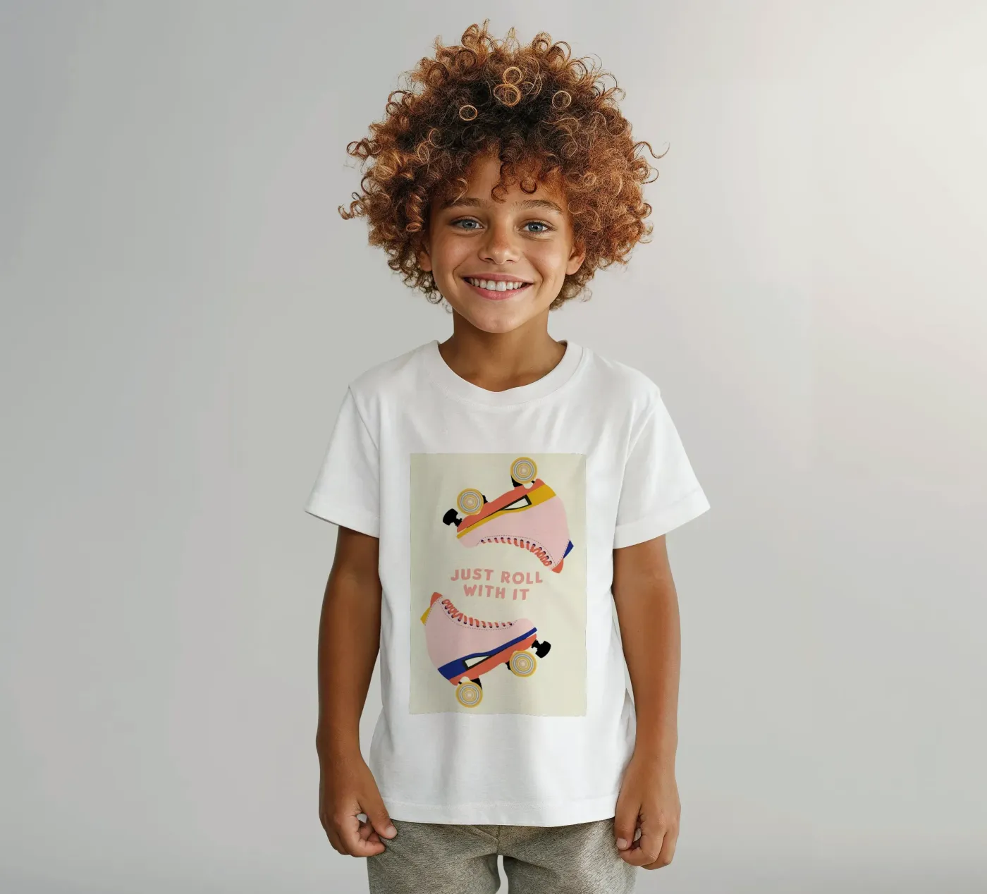 Roller Skates t-shirt bambini da daylight design studio