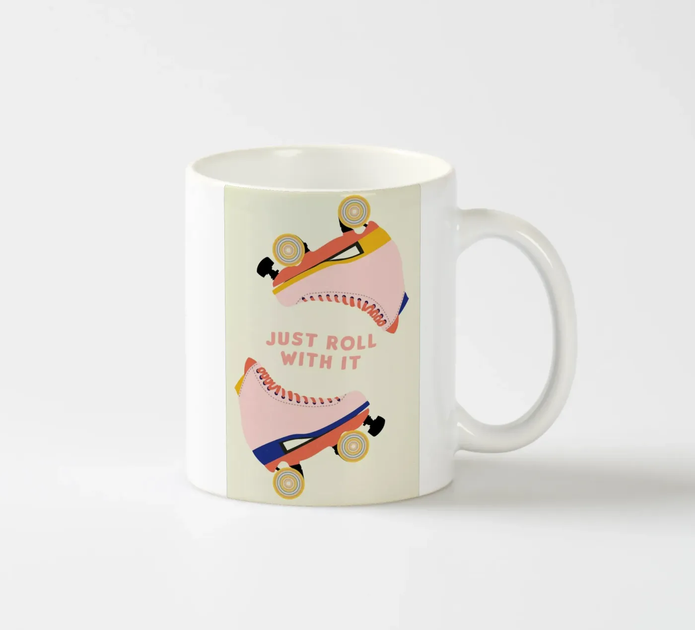 Roller Skates ceramic mug by daylight design studio